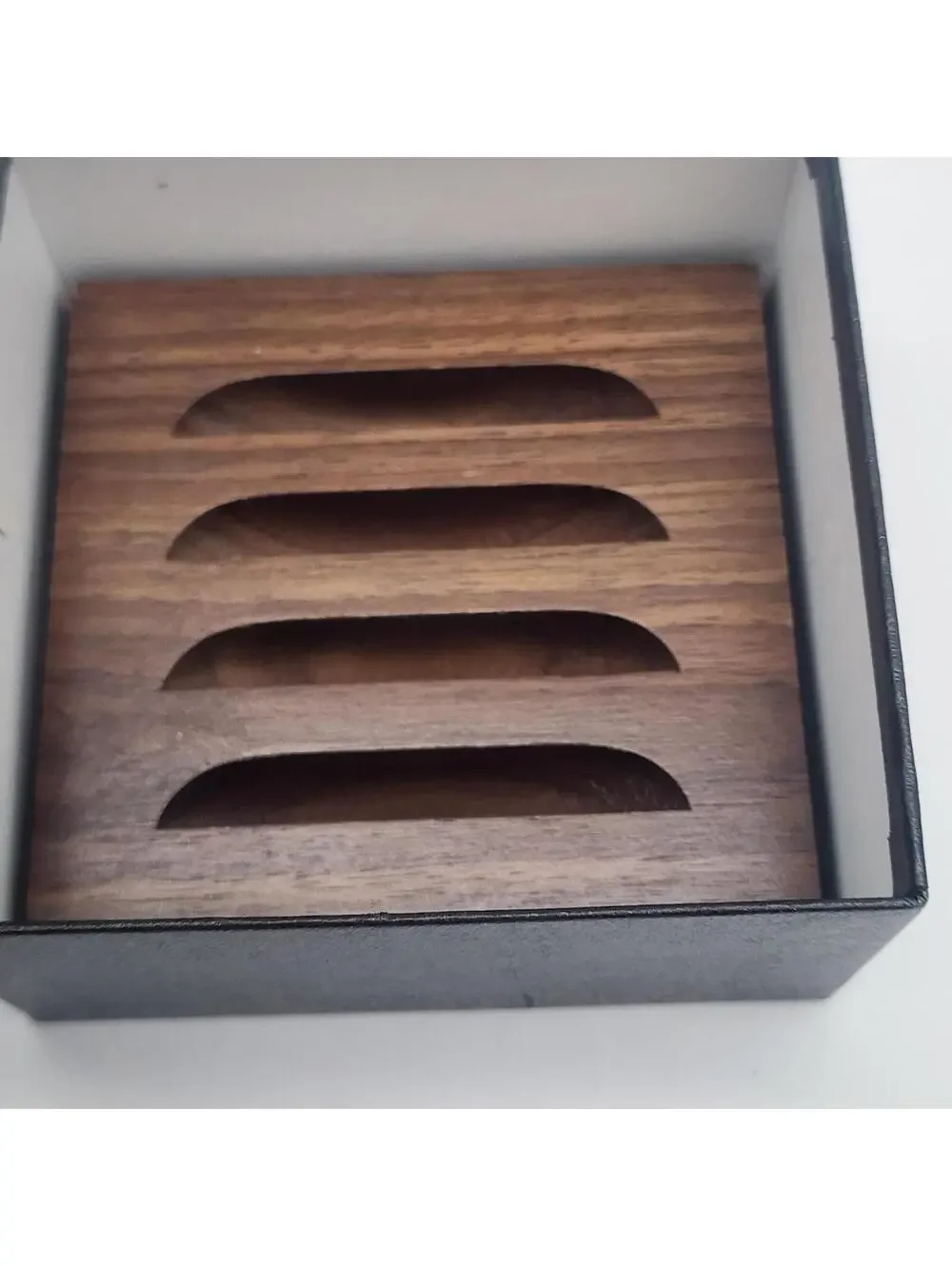 Boston Warehouse BTS Collection 4 Round Coasters w Holder & Presentation Box